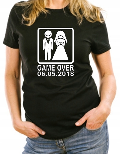 

Koszulki Wieczór Panieński Prezent Game Over Data