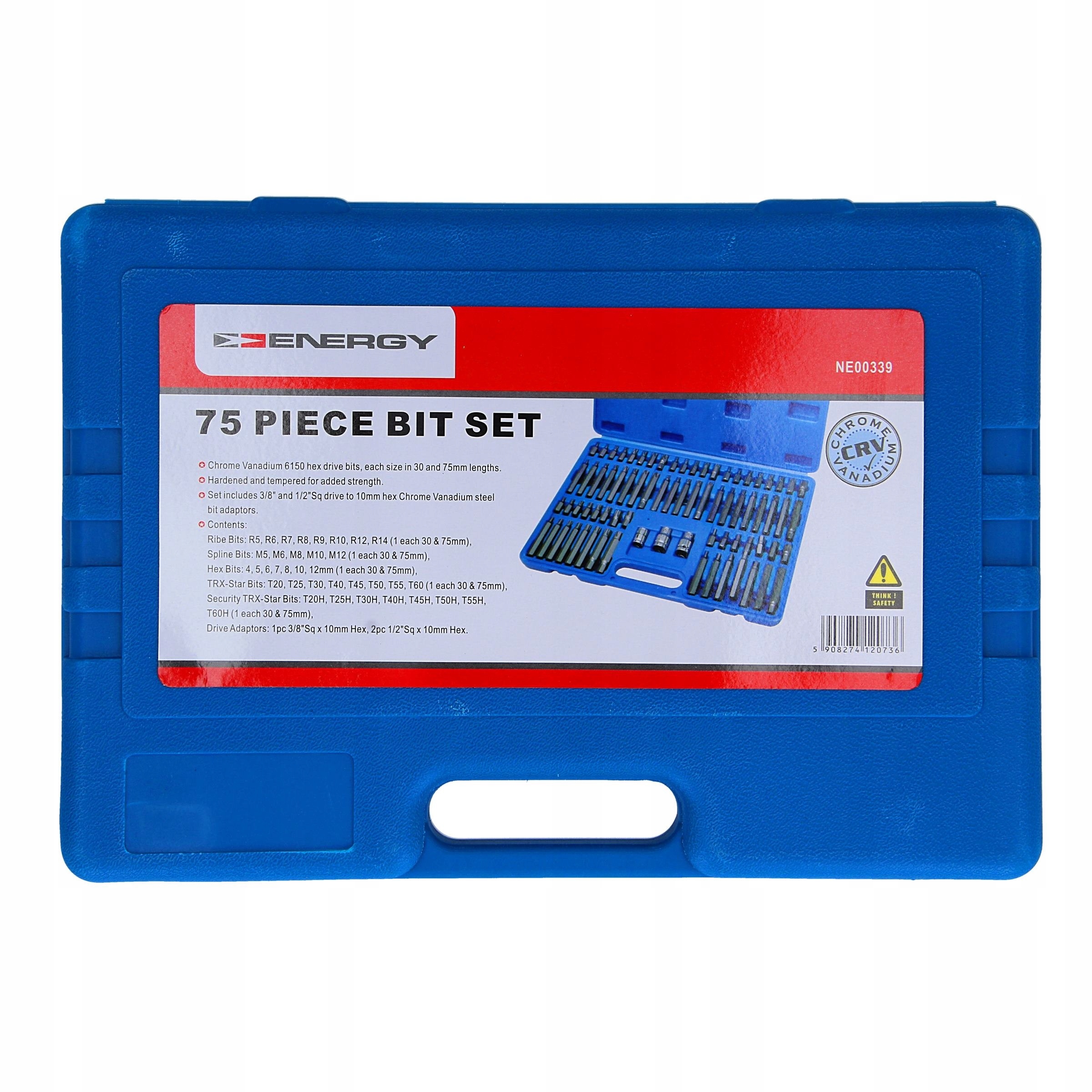 НАБІР БІТІВ ЕНЕРГІЇ 75PCS NE00339