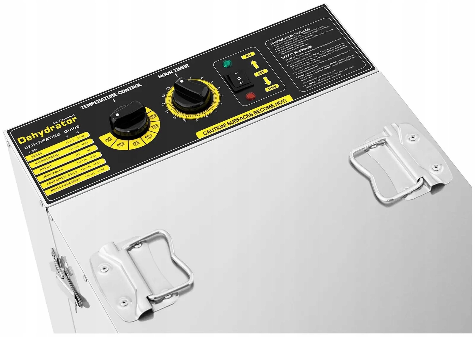 Suszarka do grzybów 1500W 16 rusztów Royal Catering RCDA-1350/100S 10011615