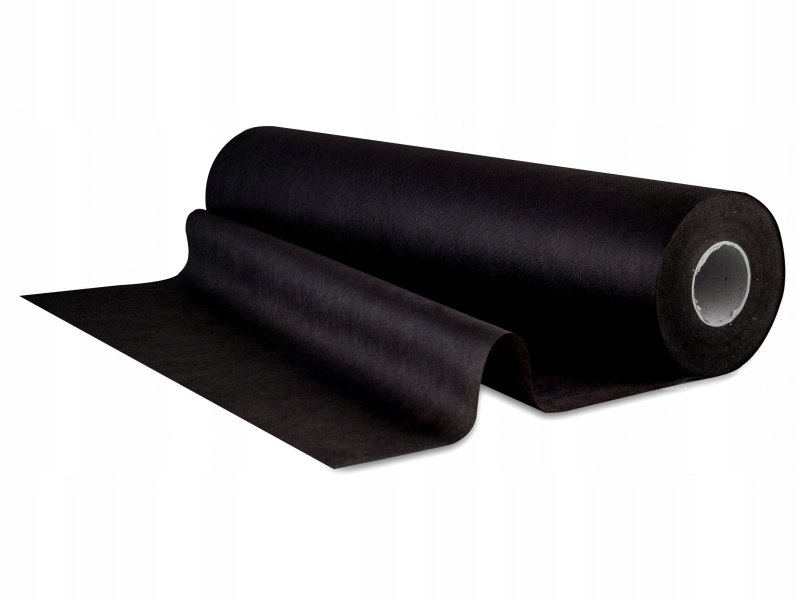 Agrowłóknina czarna włóknina przeciw chwastom ściółkująca 50g/m2 1,6m x 5m