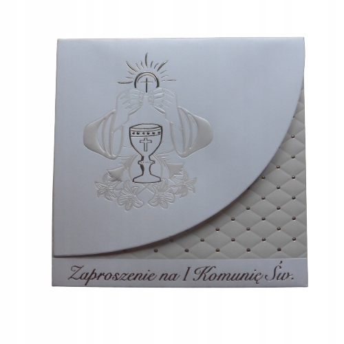 Zaproszenia Komunia Święta 10szt.   8169 — 3
