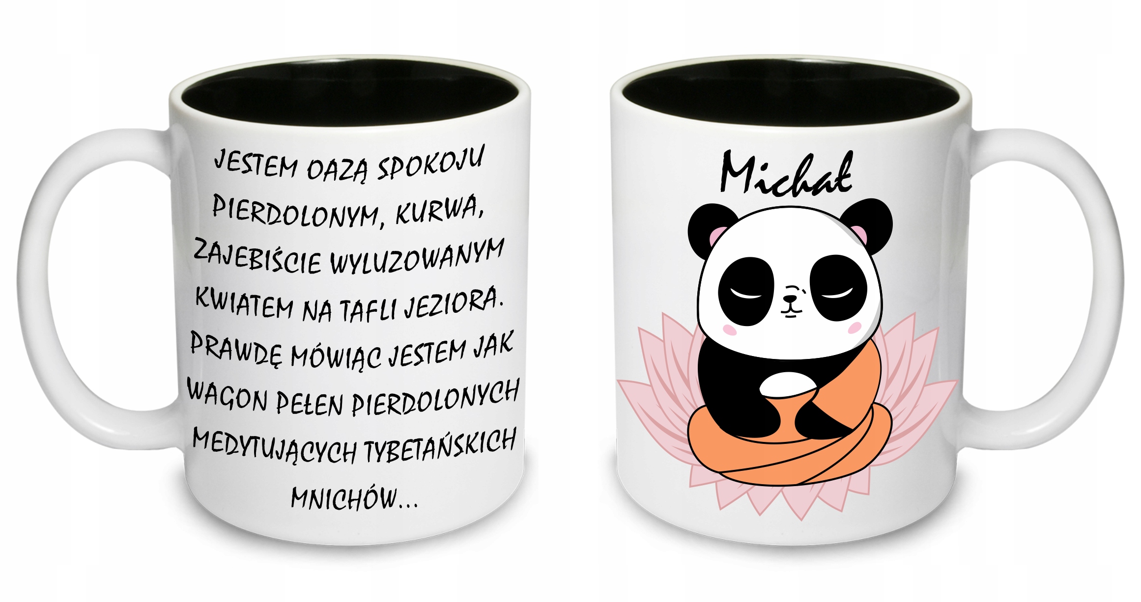 

Kubek Panda Oaza Spokoju Kwiat Lotosu