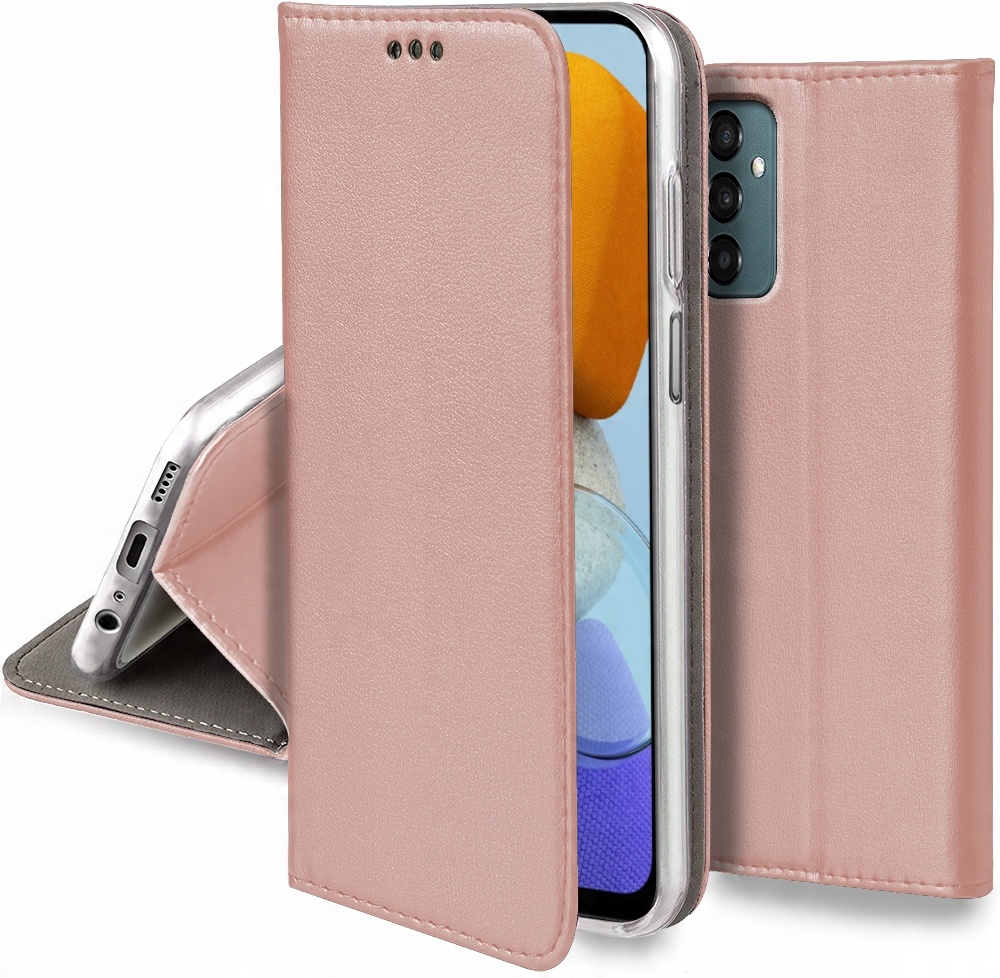 

Etui Smart Magnet Szkło 9H do Samsung Galaxy M13