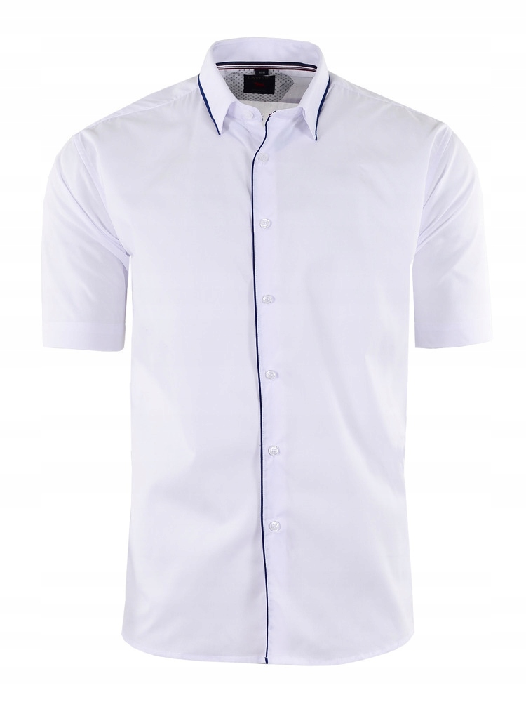 

51/52 Koszula Podwójny Kołnierz Biała Duża