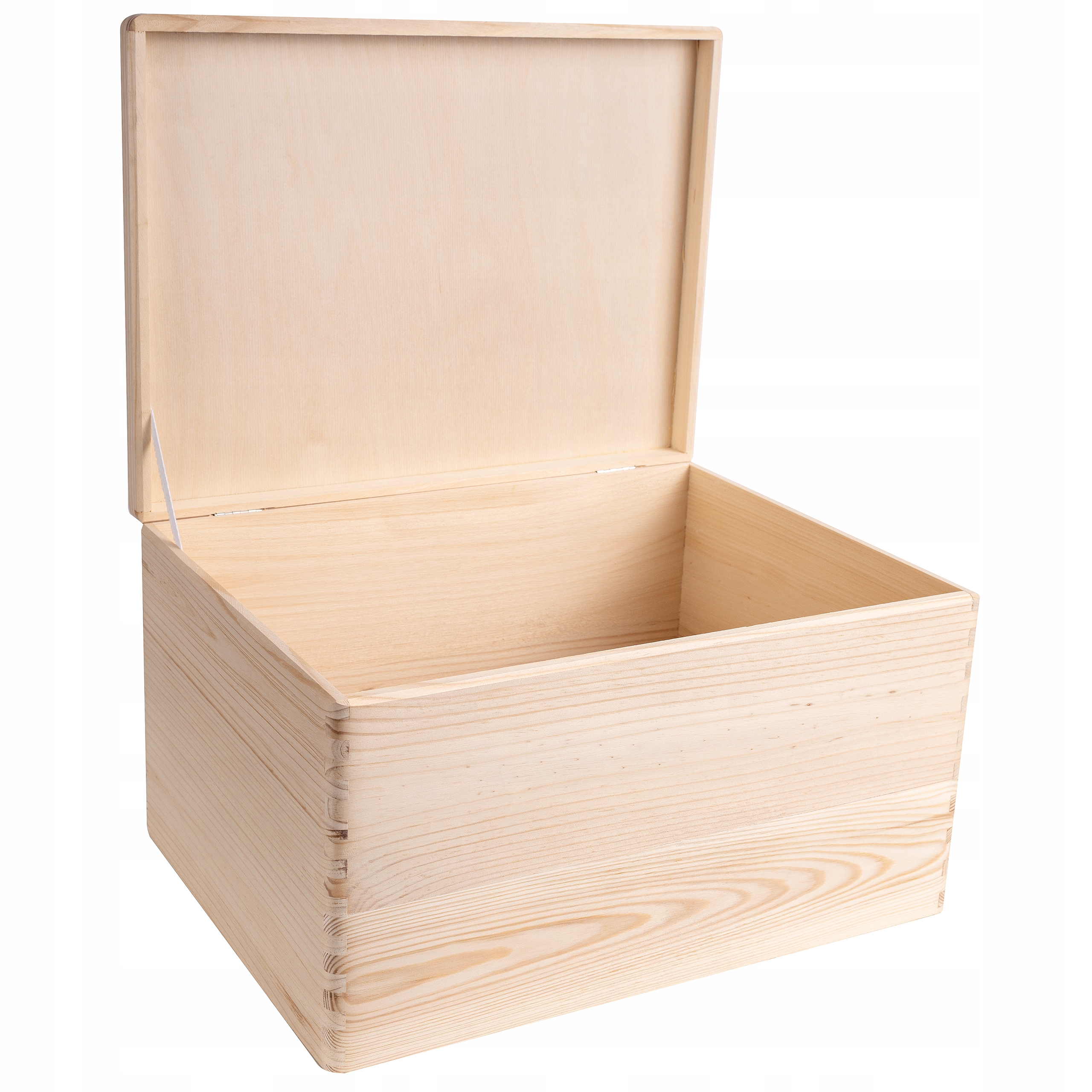 Krabička dřevěná ozdobná krabička s víkem dárek k decoupage 40x30x24 cm