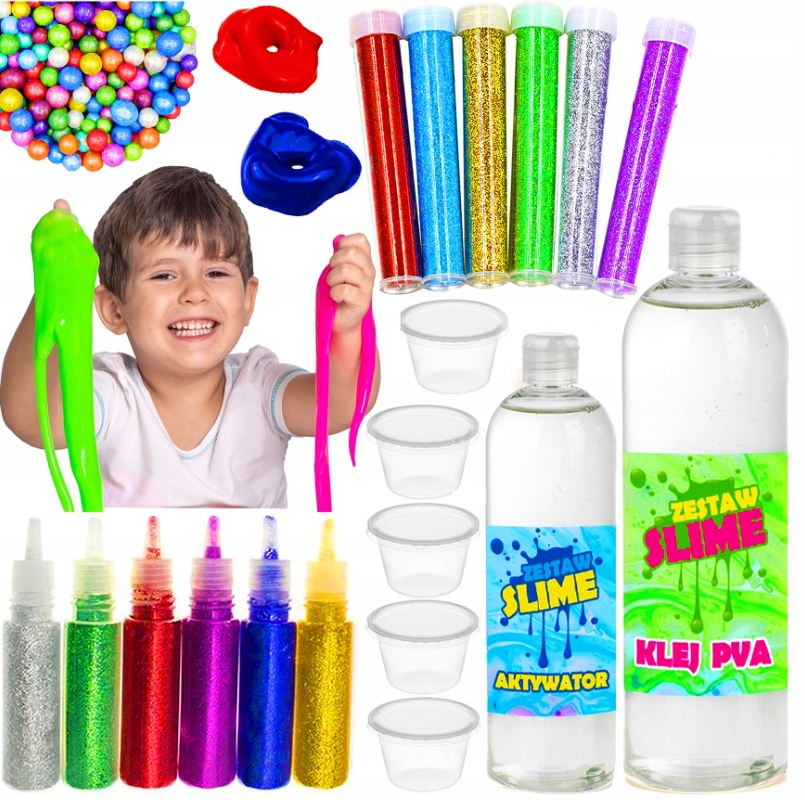

Zestaw Slime Do Robienia Glutów Slime 7w1