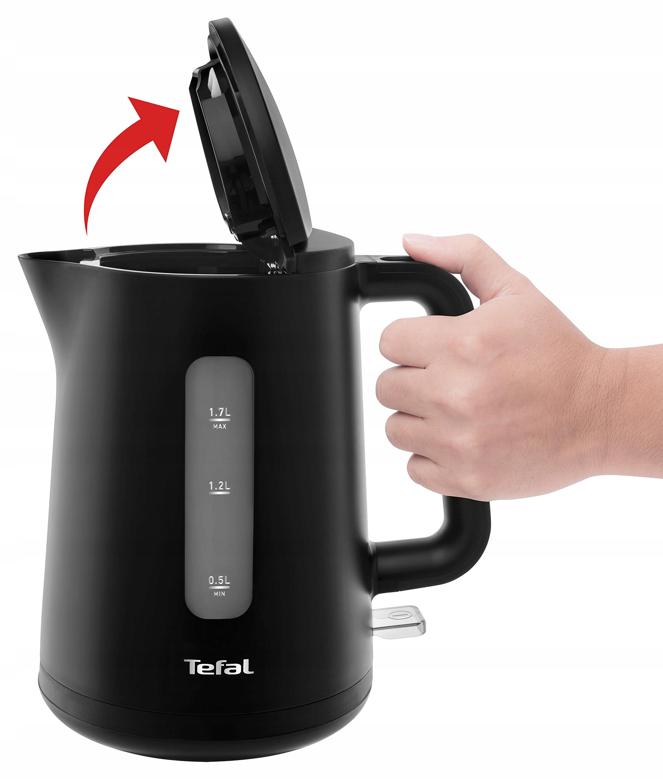 TEFAL Czajnik Elektryczny Principio Select 2400W 1.7L Czarny — miniatura 5
