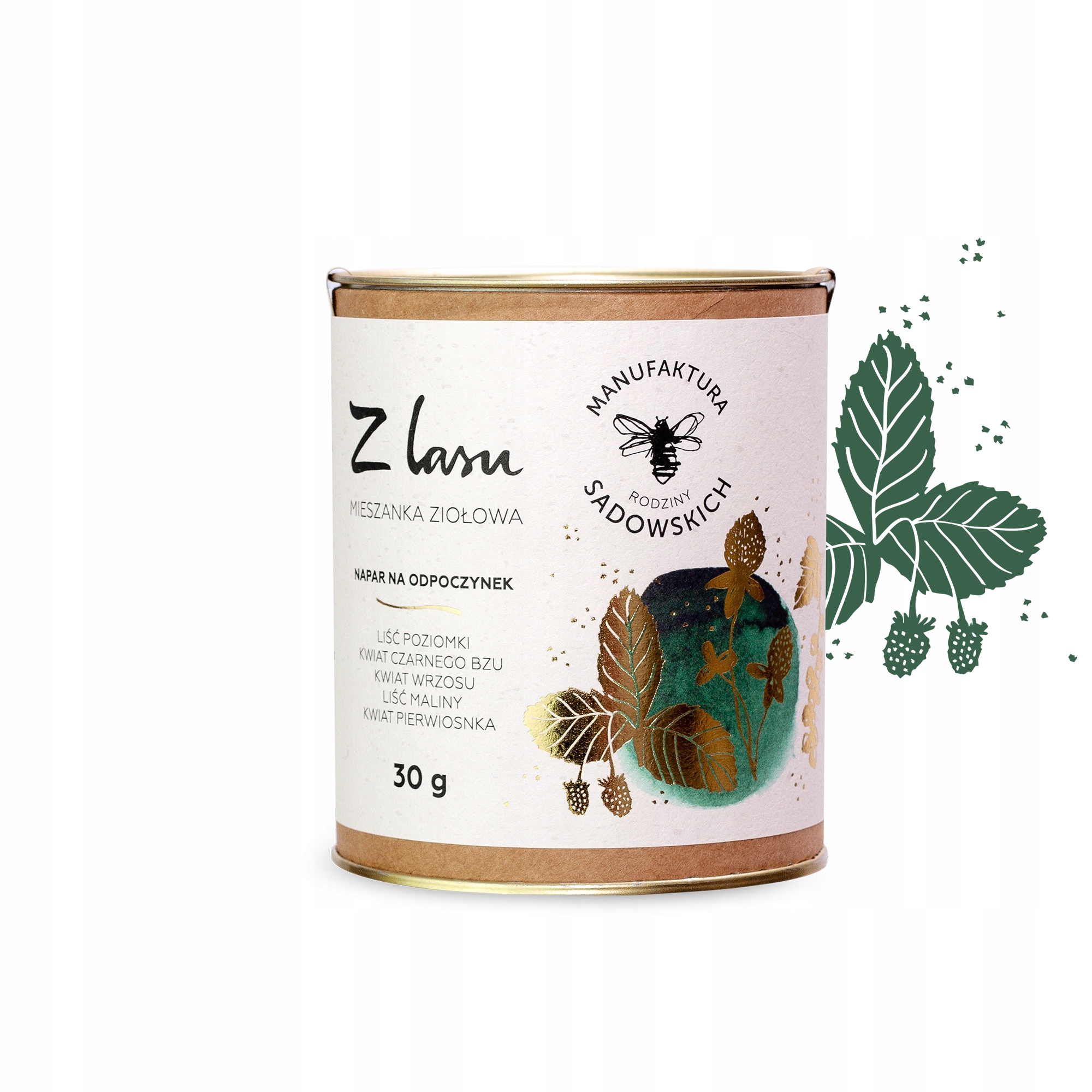Pasieki Rodiny Sadowskich Čaj 30 g Z lesa