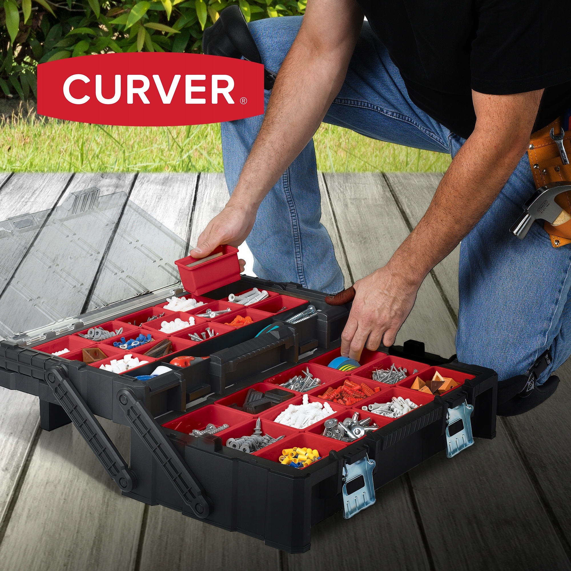 KETER WALIZKA NARZĘDZIOWA ORGANIZER SKRZYNKA Długość 57 cm