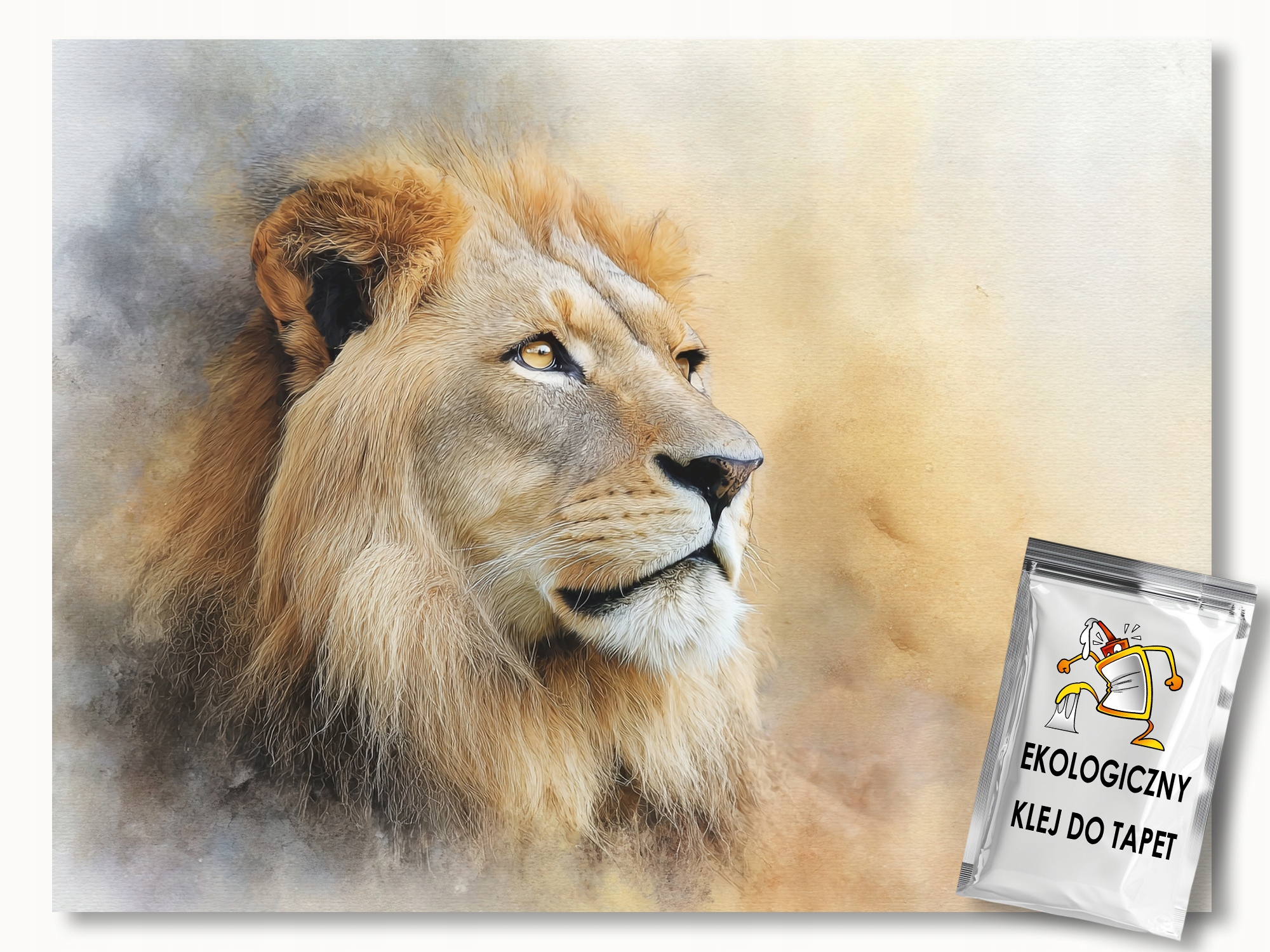 Fototapeta Flizelina Příroda Afrika Fauna Zvíře Portrét Lev 416x290 lepidlo