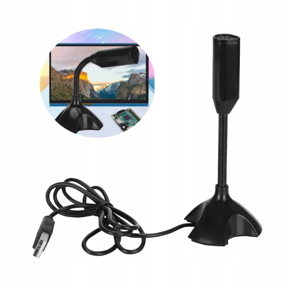 Raspberry Pi 2/3 USB Plug and Play mikrofon