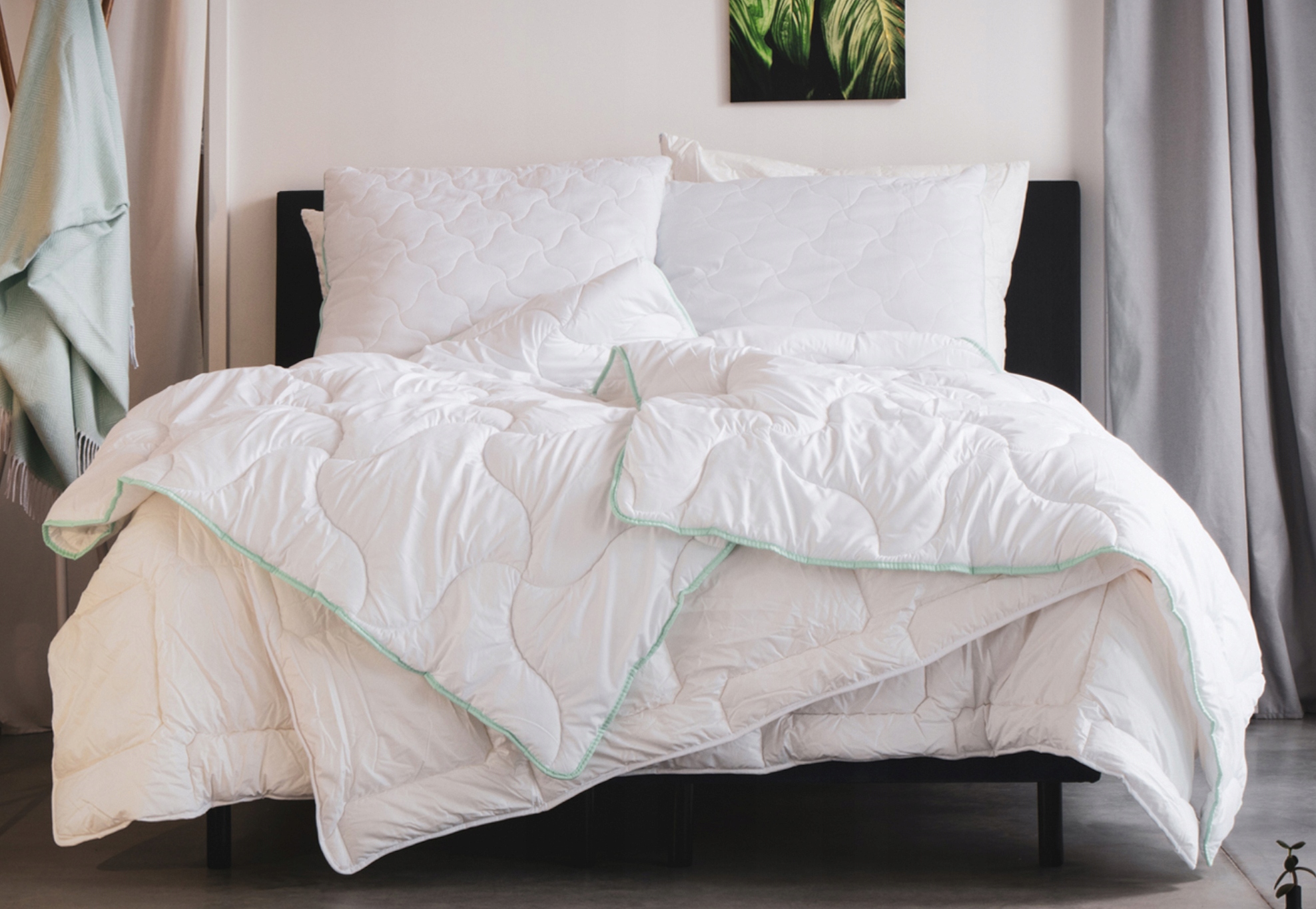 ANTYALERGICZNA Kołdra 200x220 ALOES całoroczna PL Długość 200 cm