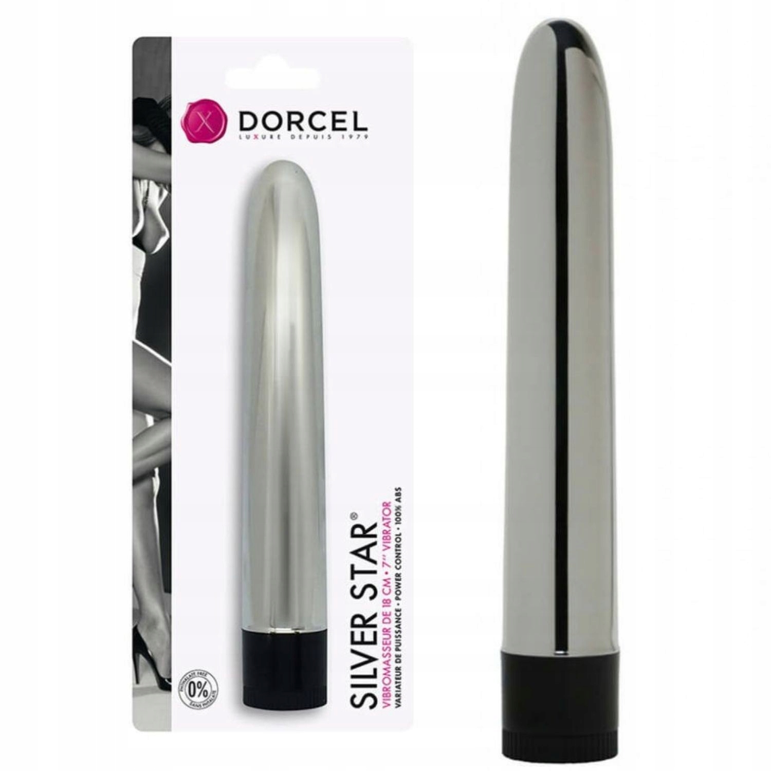 

Dorcel Silver Star Klasyczny wibrator pocisk Abs