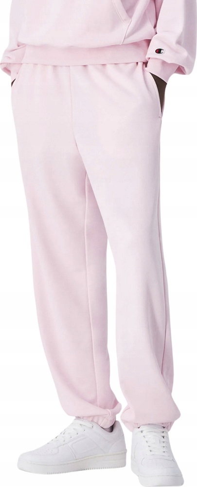 Dámské Kalhoty Champion Elastic Cuff Pants Světle Růžové 117790 PS195 velikost M