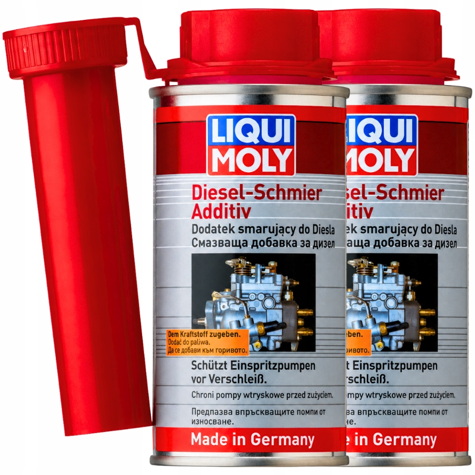 Dodatek do paliwa smarujący układ wtryskowy Diesla Liqui Moly 2x 150ml