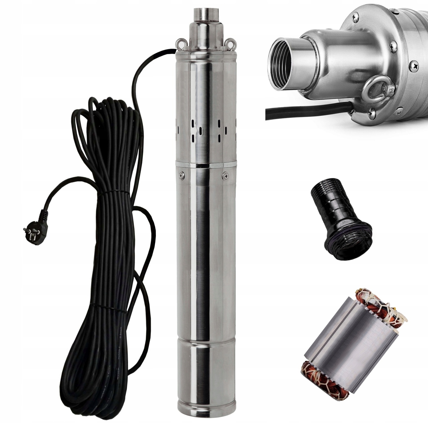 Pompa Głębinowa Do Wody Do Studni Mocna Wydajna Idealna 4 Cale Cicha