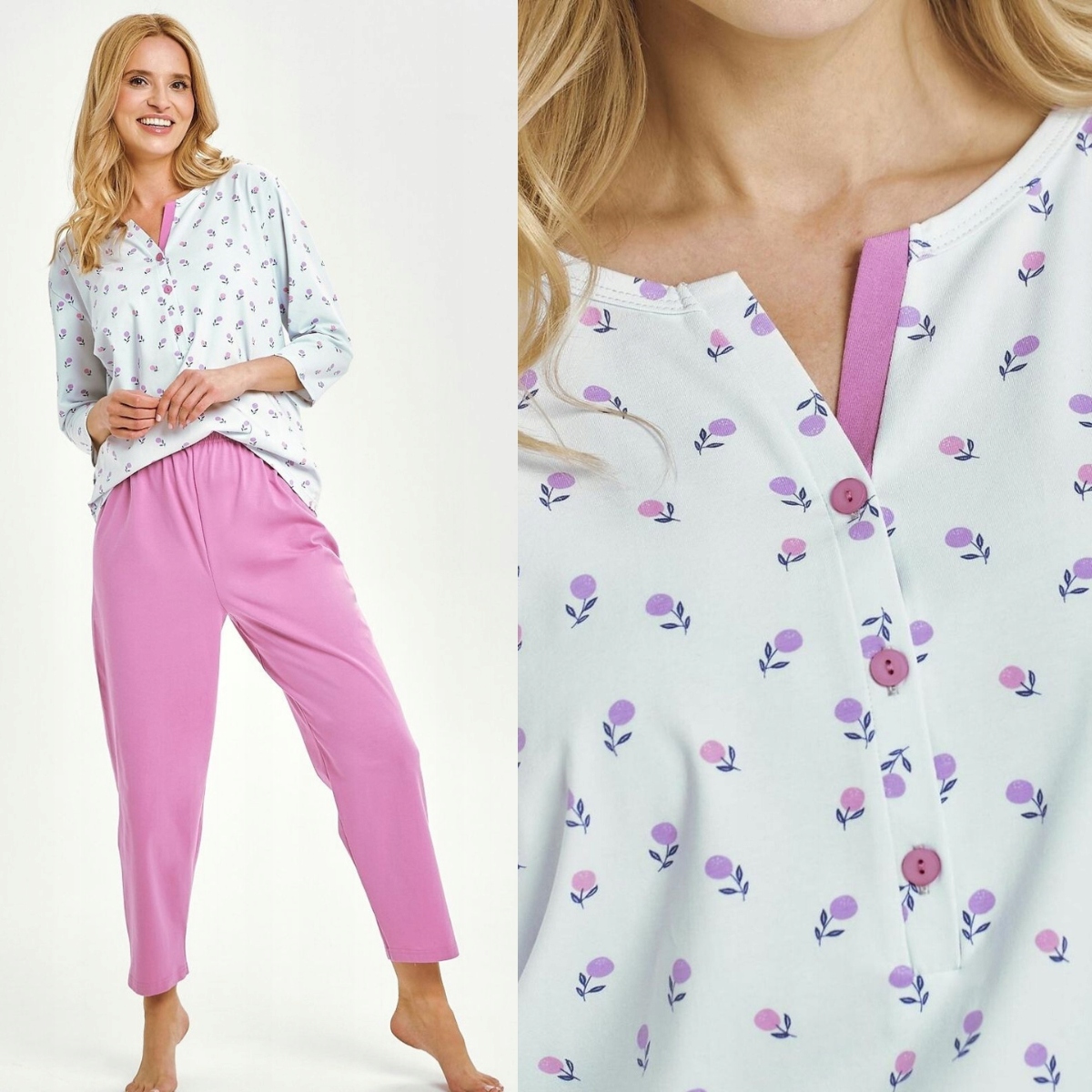 Taro Dámské Dlouhé Pyžamo Yolanda 3446 M