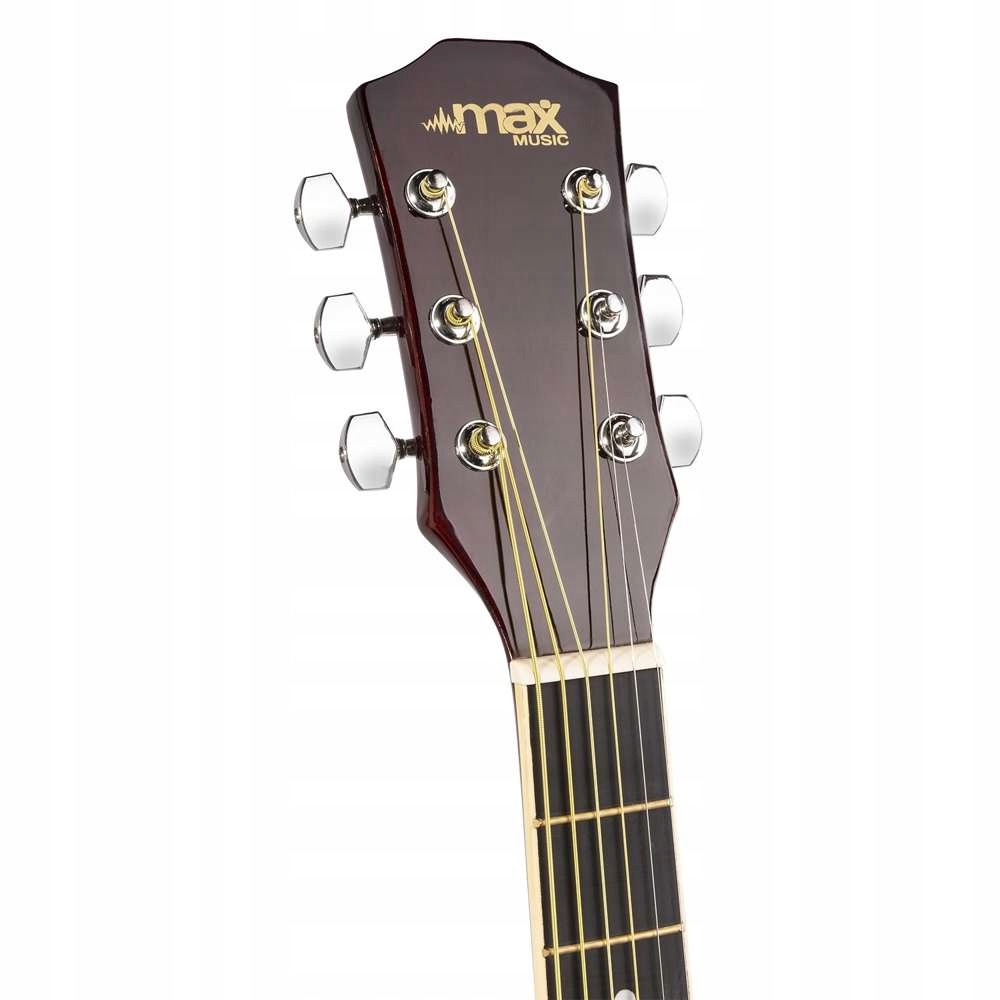 Gitara AKUSTYCZNA stroik pokrowiec ZESTAW MAX Stan opakowania oryginalne
