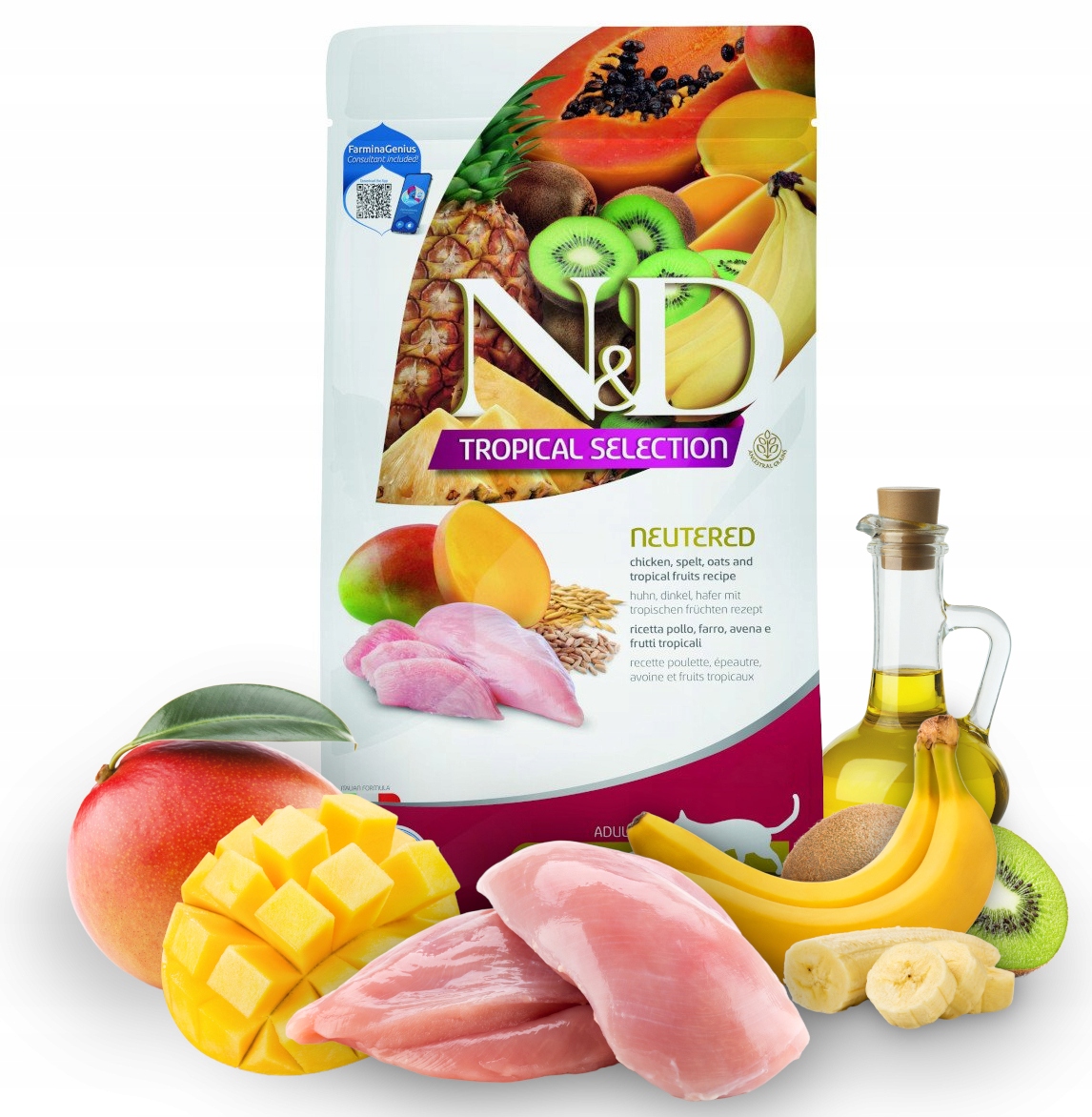 Nd Cat Tropical Selection 5kg Neutered Chicken