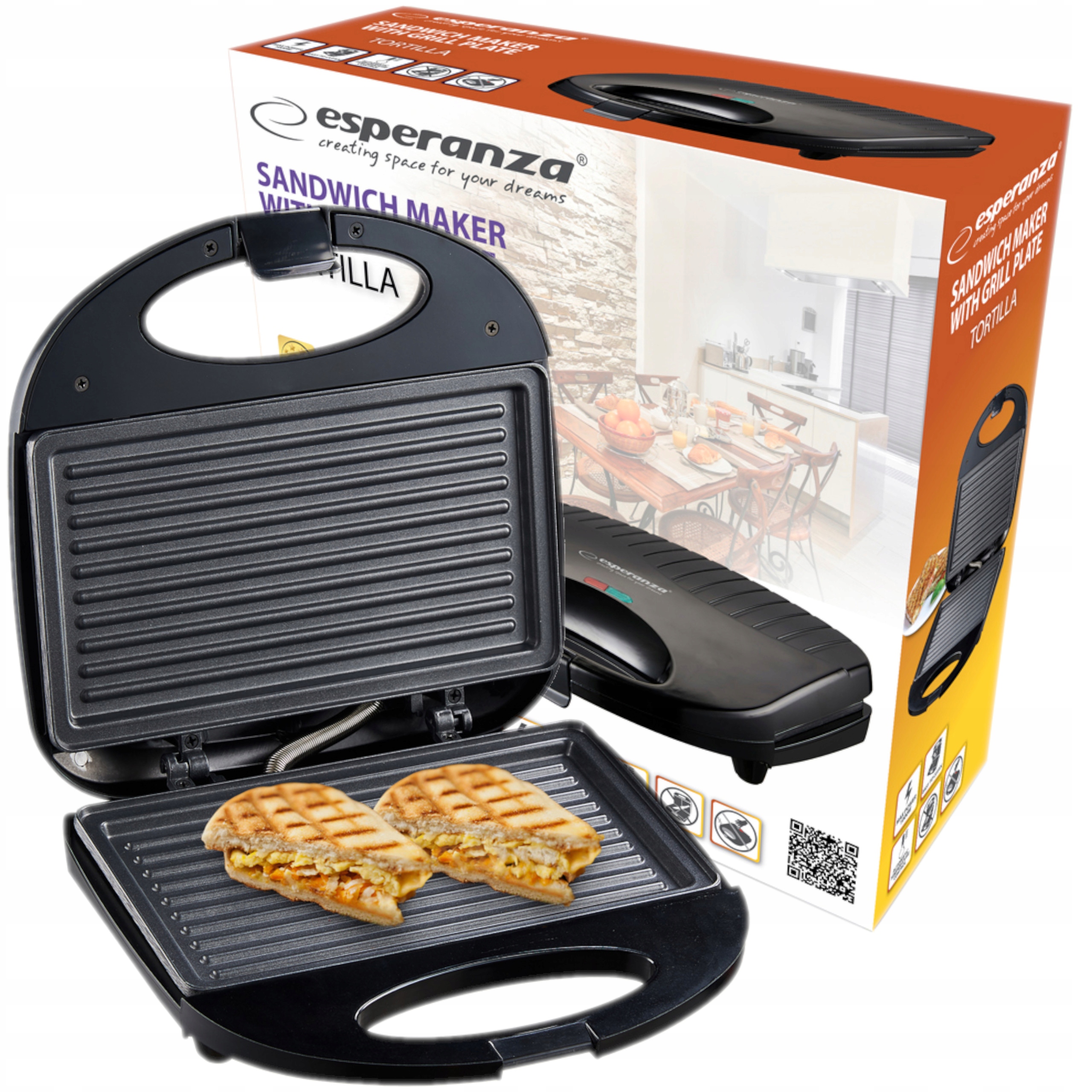 

Opiekacz Toster Grill Do Kanapek Torilli Mocny