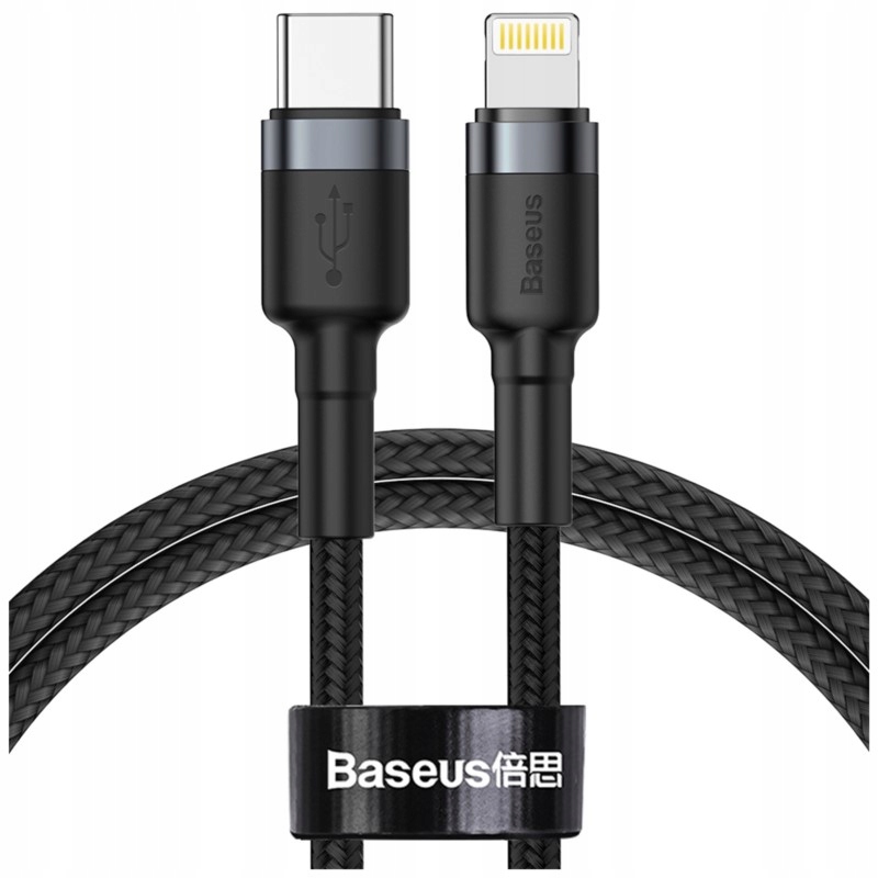 

Baseus szybki kabel Typ C Lightning iPhone 18W 1m