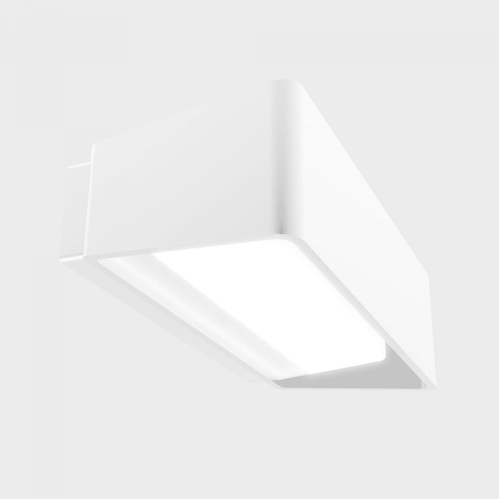 Kohl Lighting KOHL-Lighting Pat nástenné svietidlo 248X117 mm biela 13 W Cri