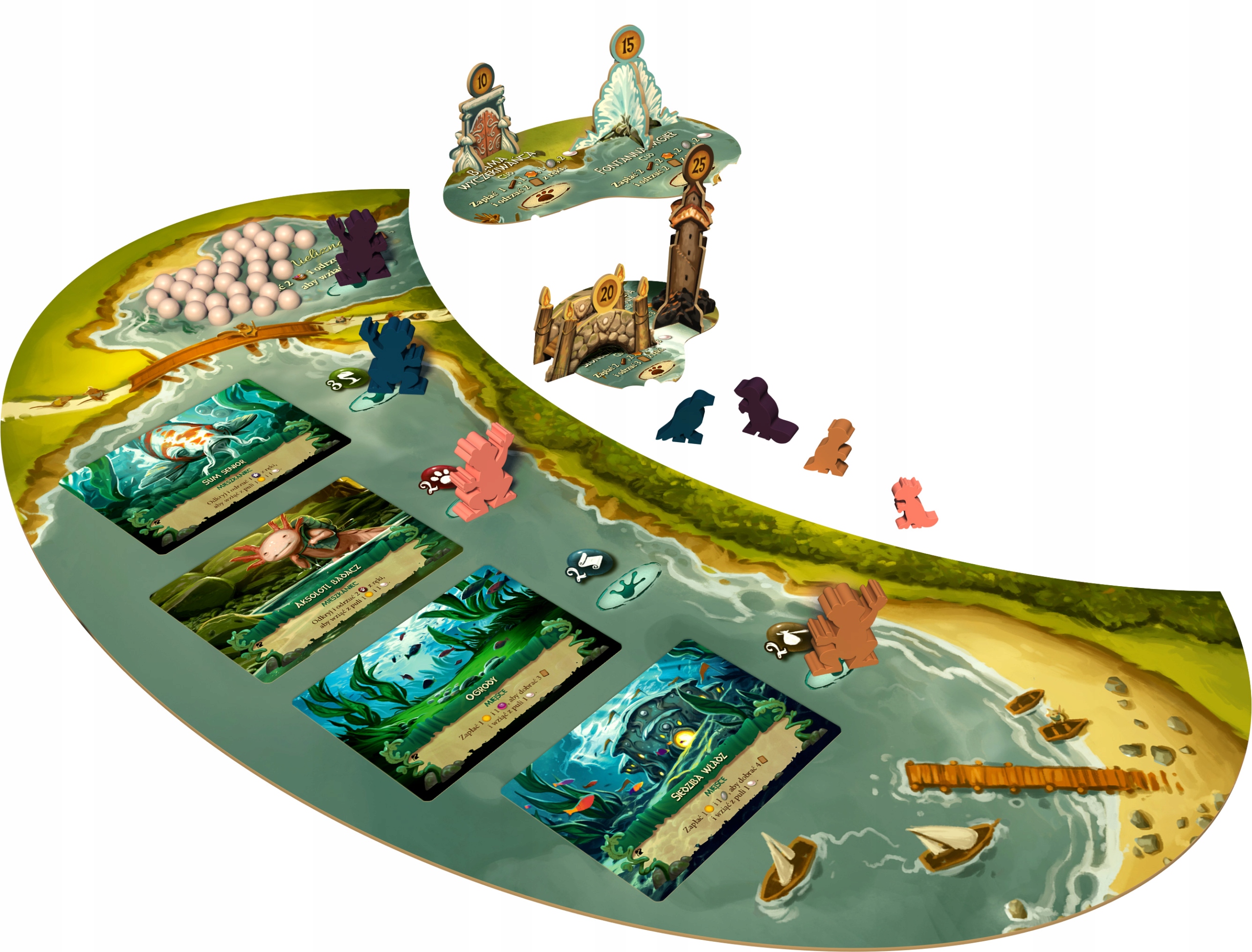 REBEL Gra rodzinna Everdell Perłowy potok |dodatek Typ Dodatek