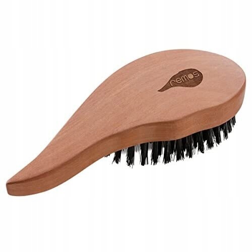 Remos Szczotka do włosów z włosiem dzika z drewna gruszy