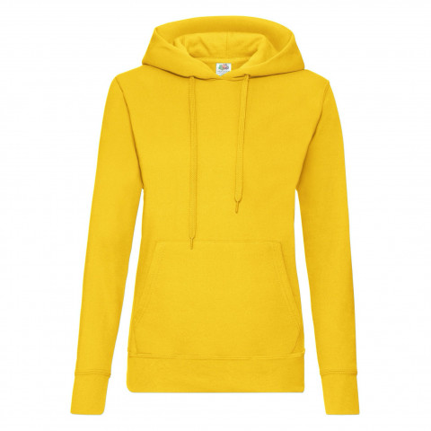 

Bluza damska Hooded Sweat kaptur FruitLoom CiżółtS