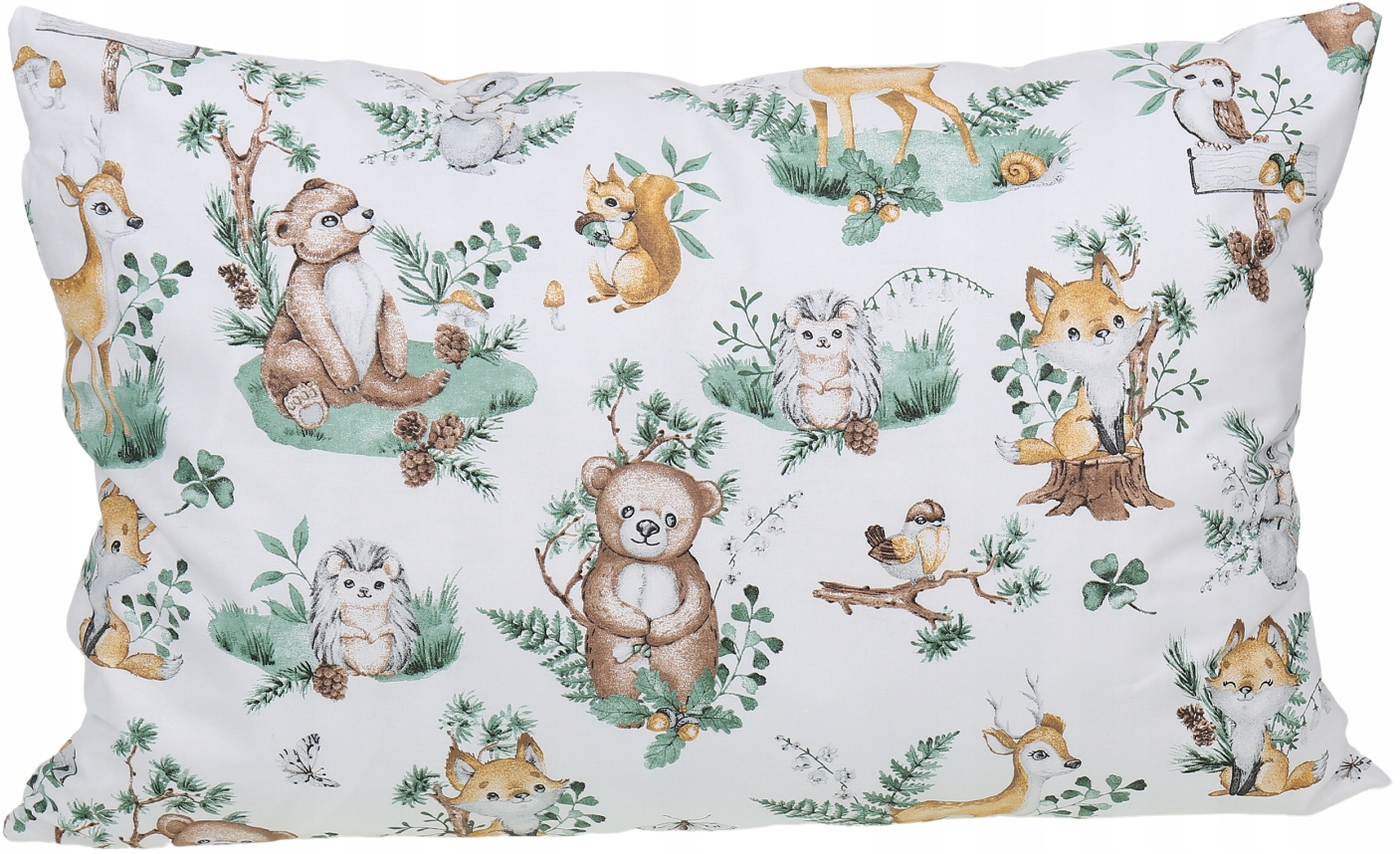 POSZEWKA NA PODUSZKĘ 40x60 cm BAWEŁNA 100% JASIEK ZAMEK BABYMAM