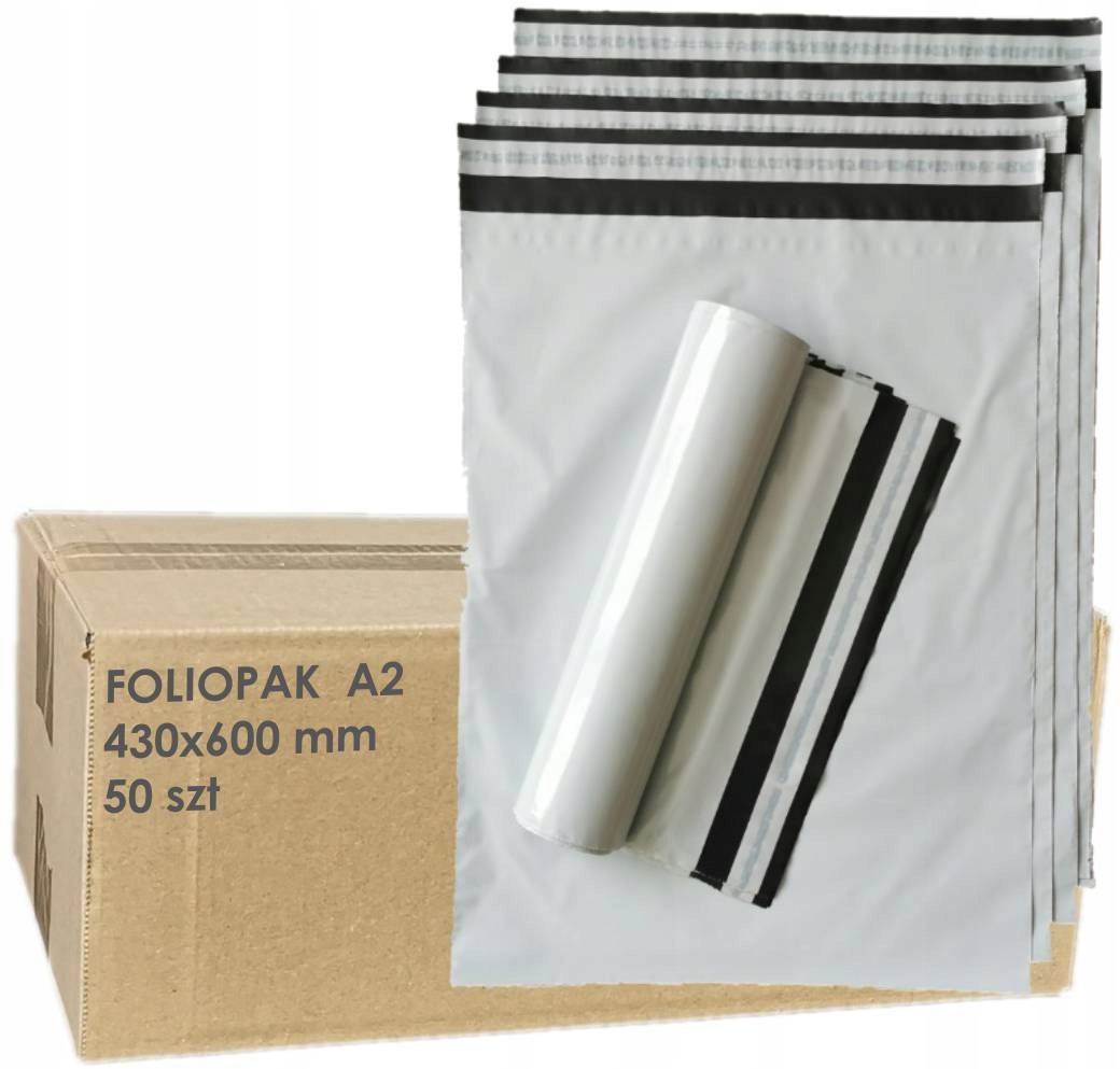 

Foliopaki Foliopak Kurierskie A2 430x600mm 50szt.