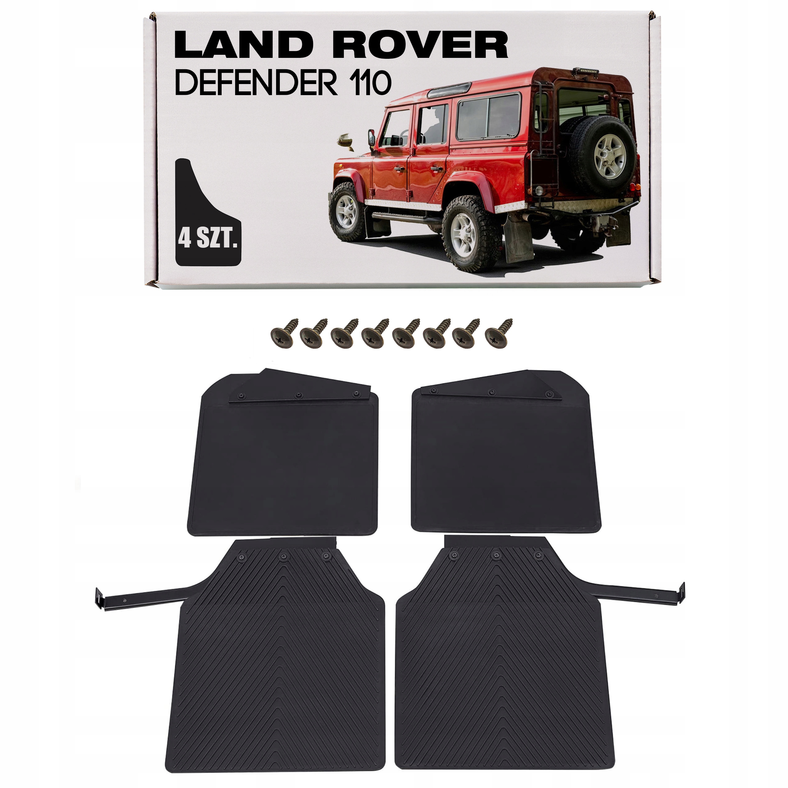 Lapače nečistôt Oem pre Land Rover Defender 110 Originálne, určené pre tento model