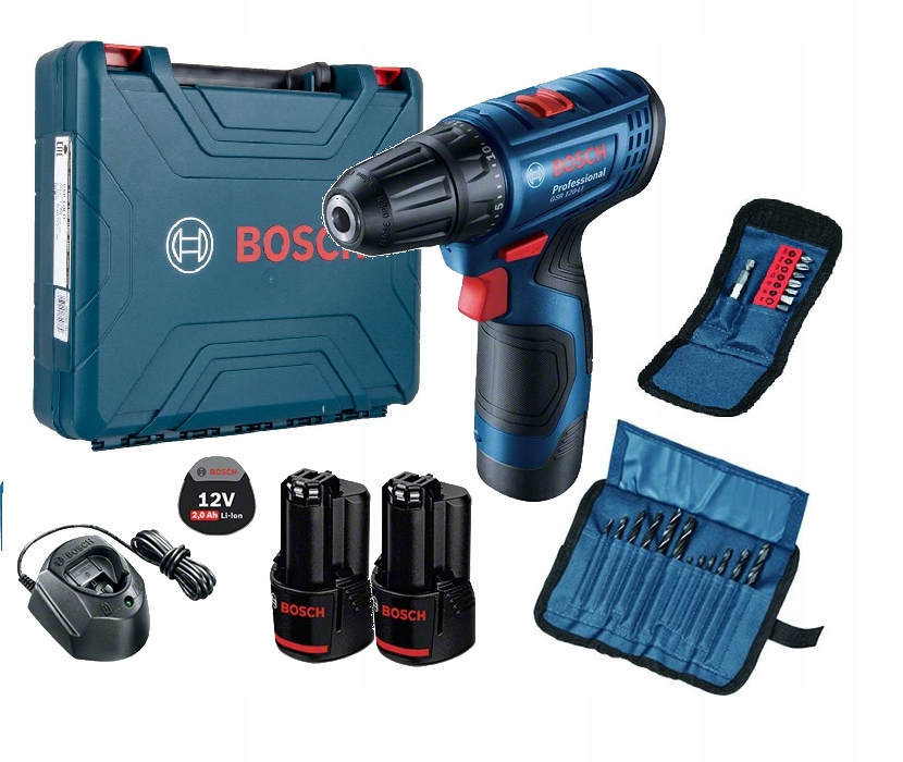 

Wiertarko-wkrętarka Akum.gsr 120-LI 2*2.0AH Bosch