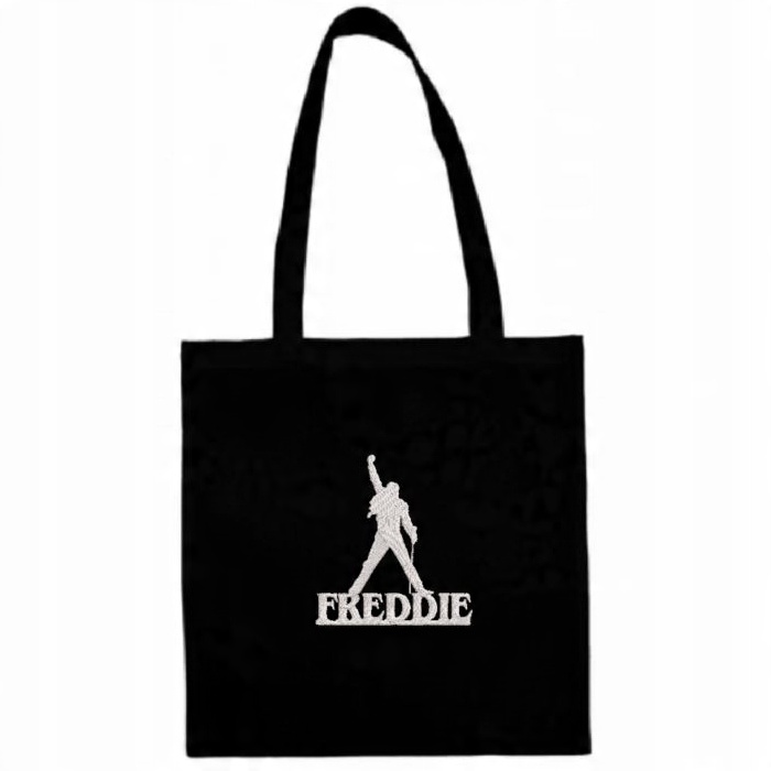 

Torba Eko bawełniana czarna Haft Freddie Mercury