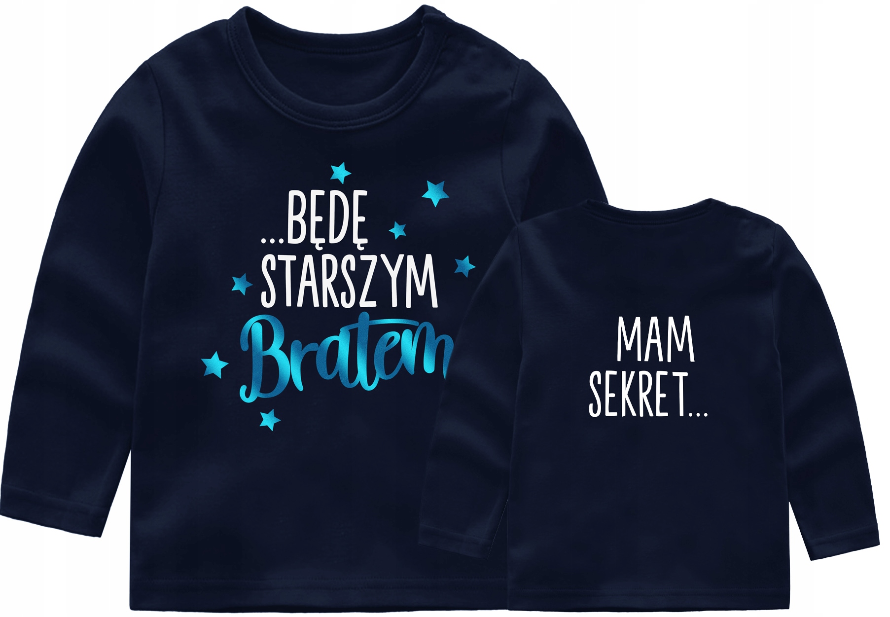 

Bluzka Mam sekret Będę starszym bratem r. 104