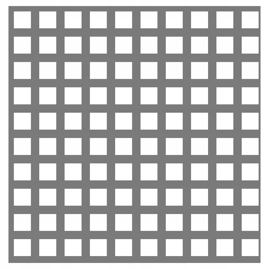 

Blacha Perforowana 200 x 200 1,5 mm 10 15 Ocynk