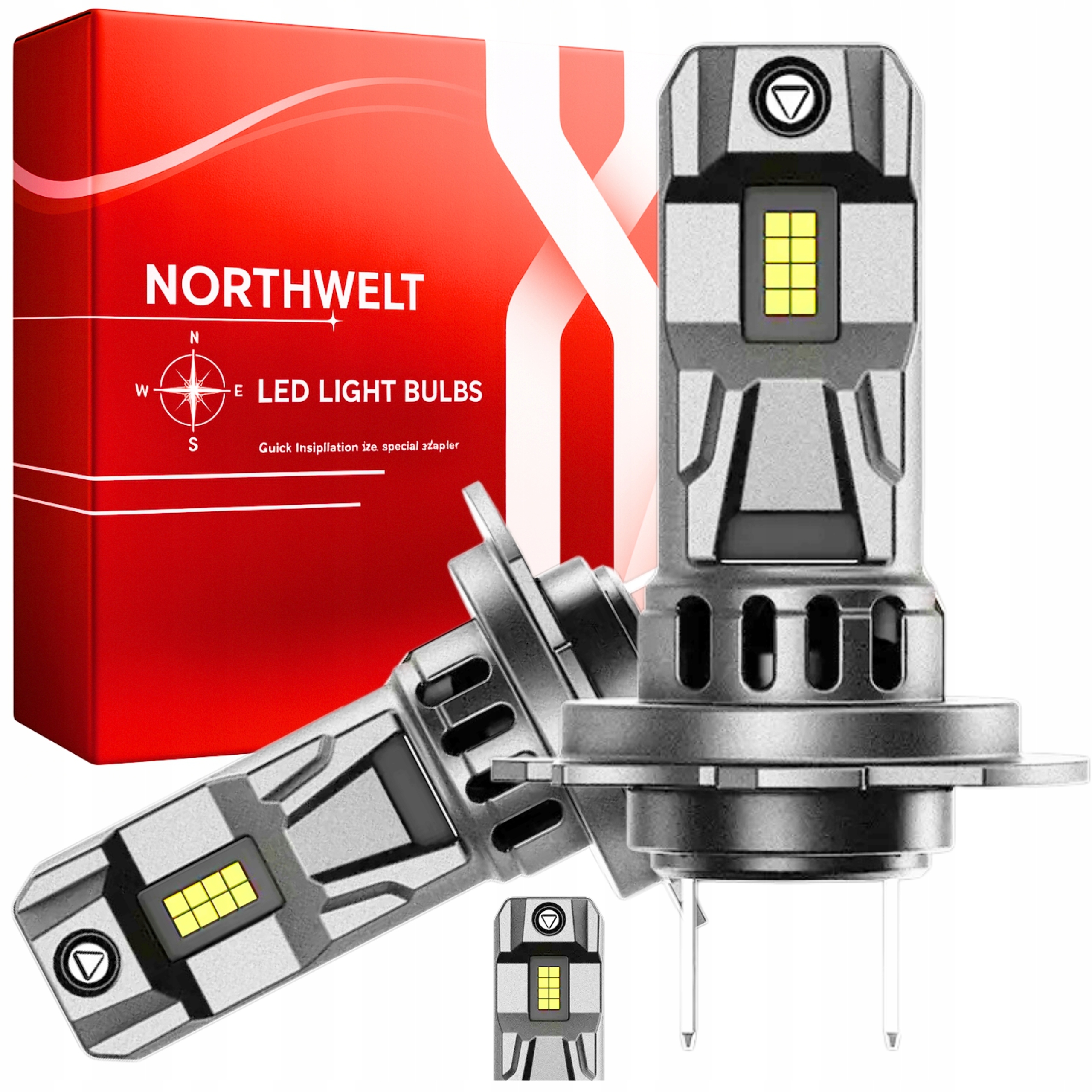 Žárovky H7 Led 90W Homologace Canbus White Bílé Silné Xenonové