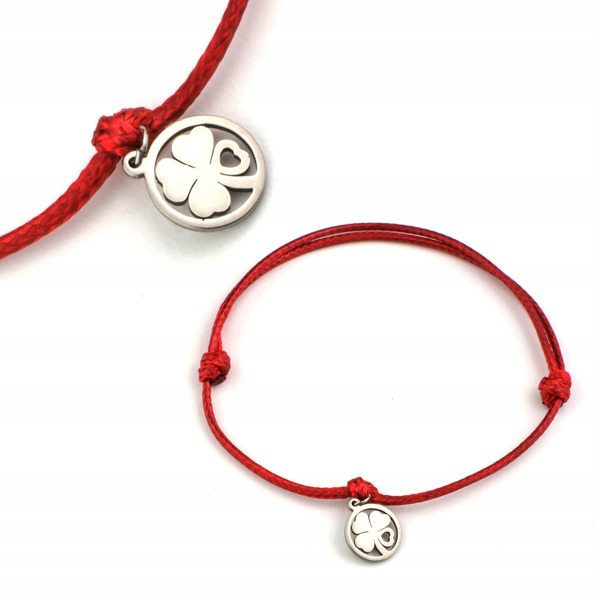 

Bransoletka Koniczynka Szczęścia Sznurkowa Kabała