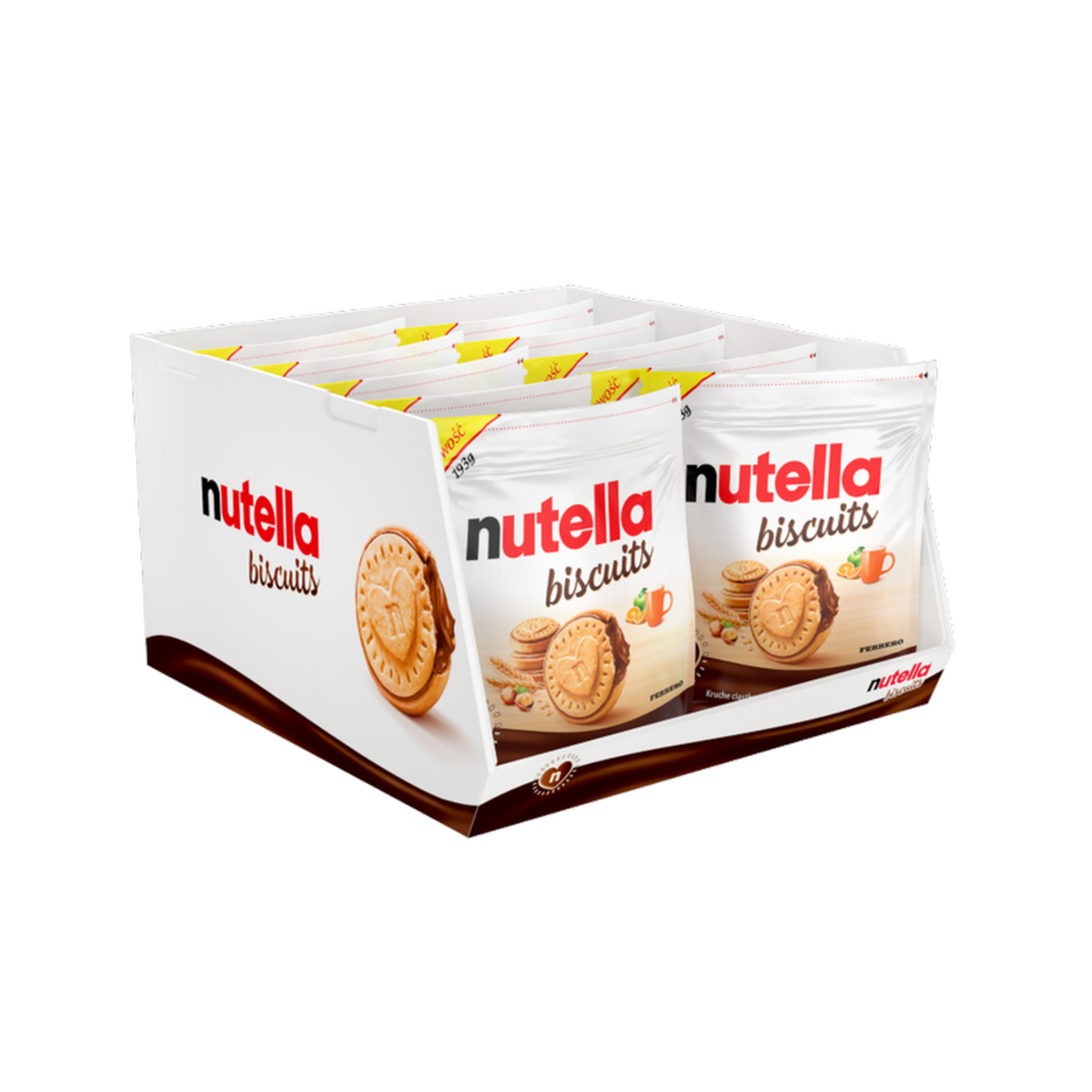 10x 193g Nutella Biscuits ciasteczka Karton