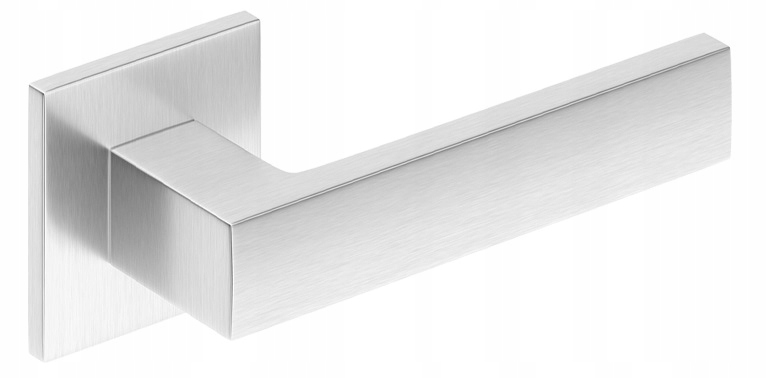 

Klamka Drzwiowa Cube Slim Chrom Szczot Premium