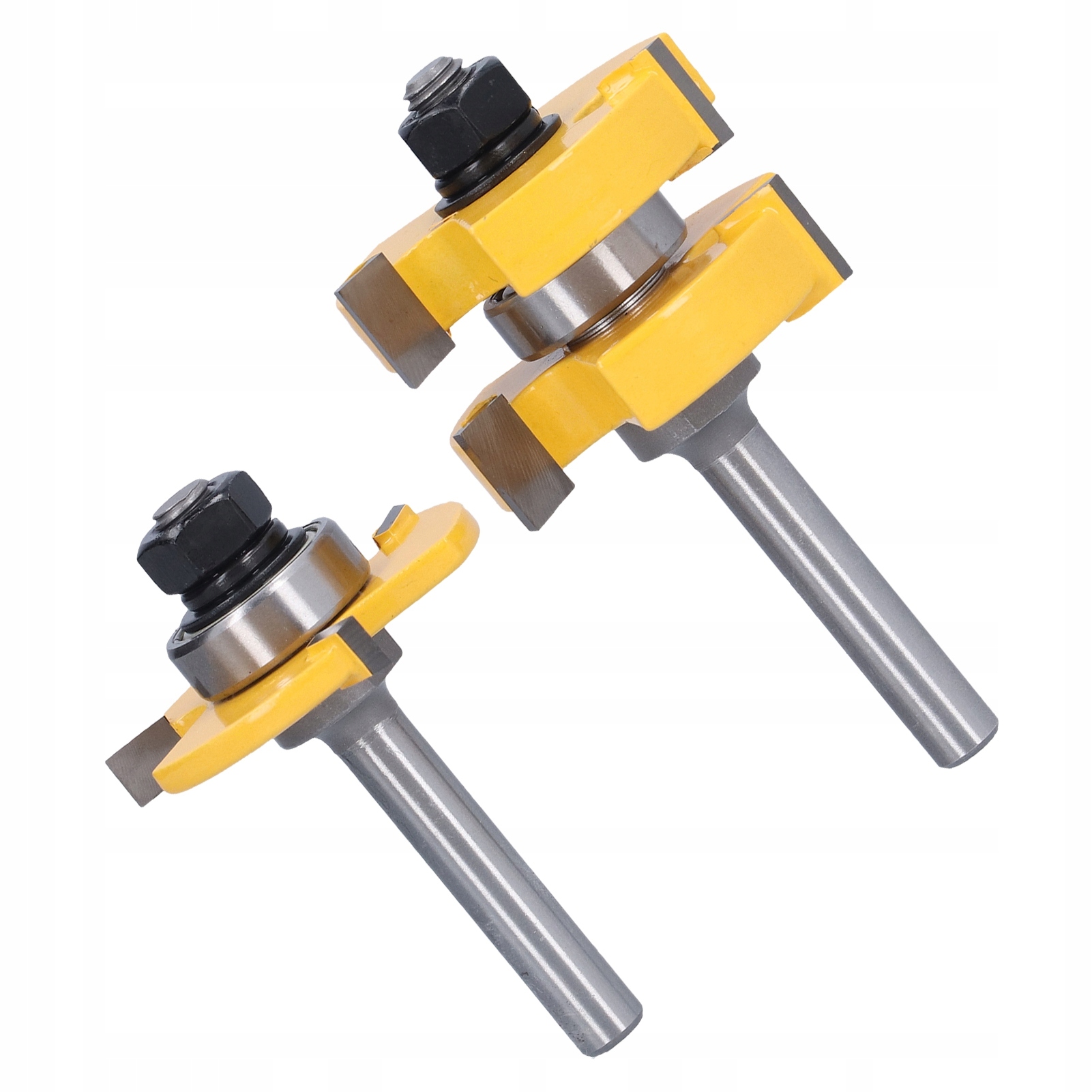 ZESTAW FREZÓW PIÓRO-WPUST 8 MM Z LOŻYSKIEM Zastosowanie drewno