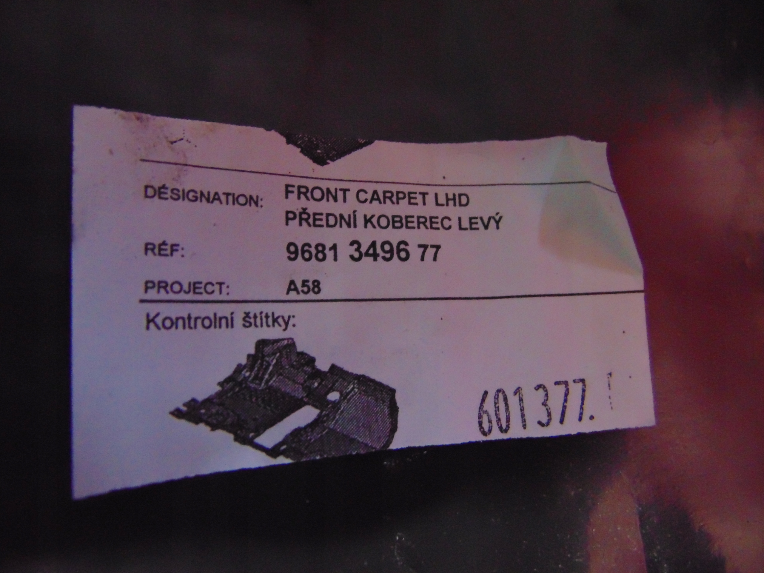 CITROEN C3 PICASSO mats floor car carpet front