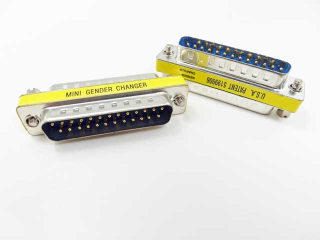 

gender łącznik d-sub 25pin rs25 Lpt Db 25 wt/wt