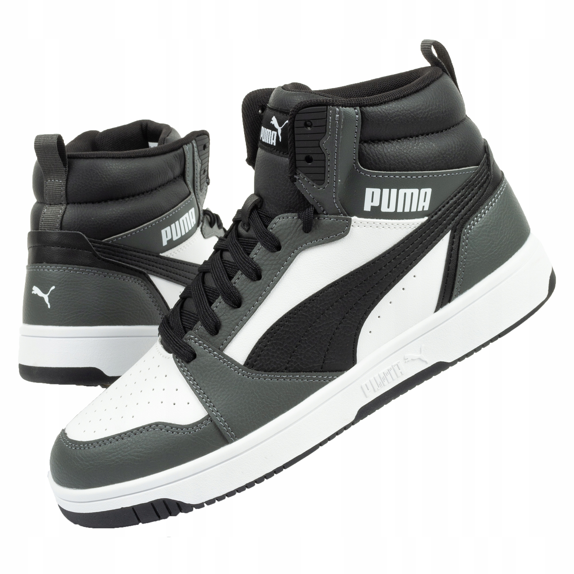 Puma Boty Rebound V6 Šedé/černé/bílé