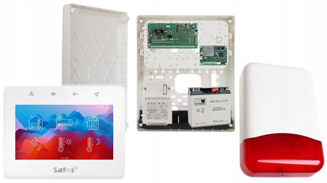 Zestaw Alarmowy Satel Integra 64 Gsm Lte Dotykowy