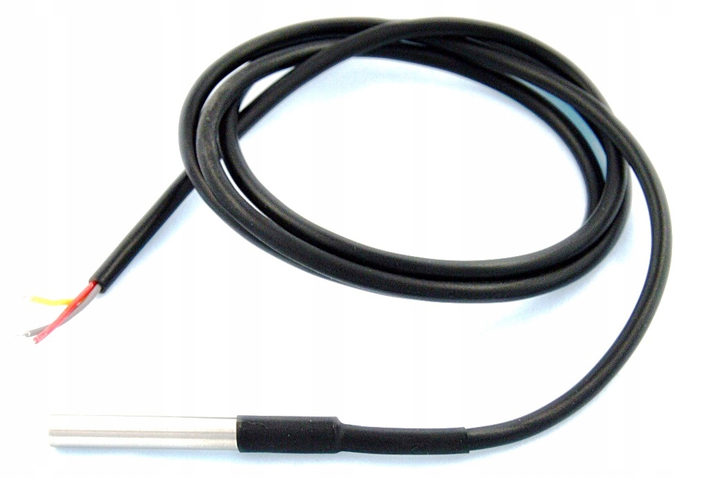 

Czujnik temperatury DS18B20 kabel 1m wodoodporny