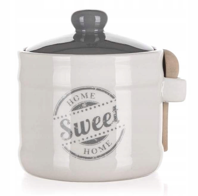 

Pojemnik Na Sól żywność z łyżeczką Home 400 ml