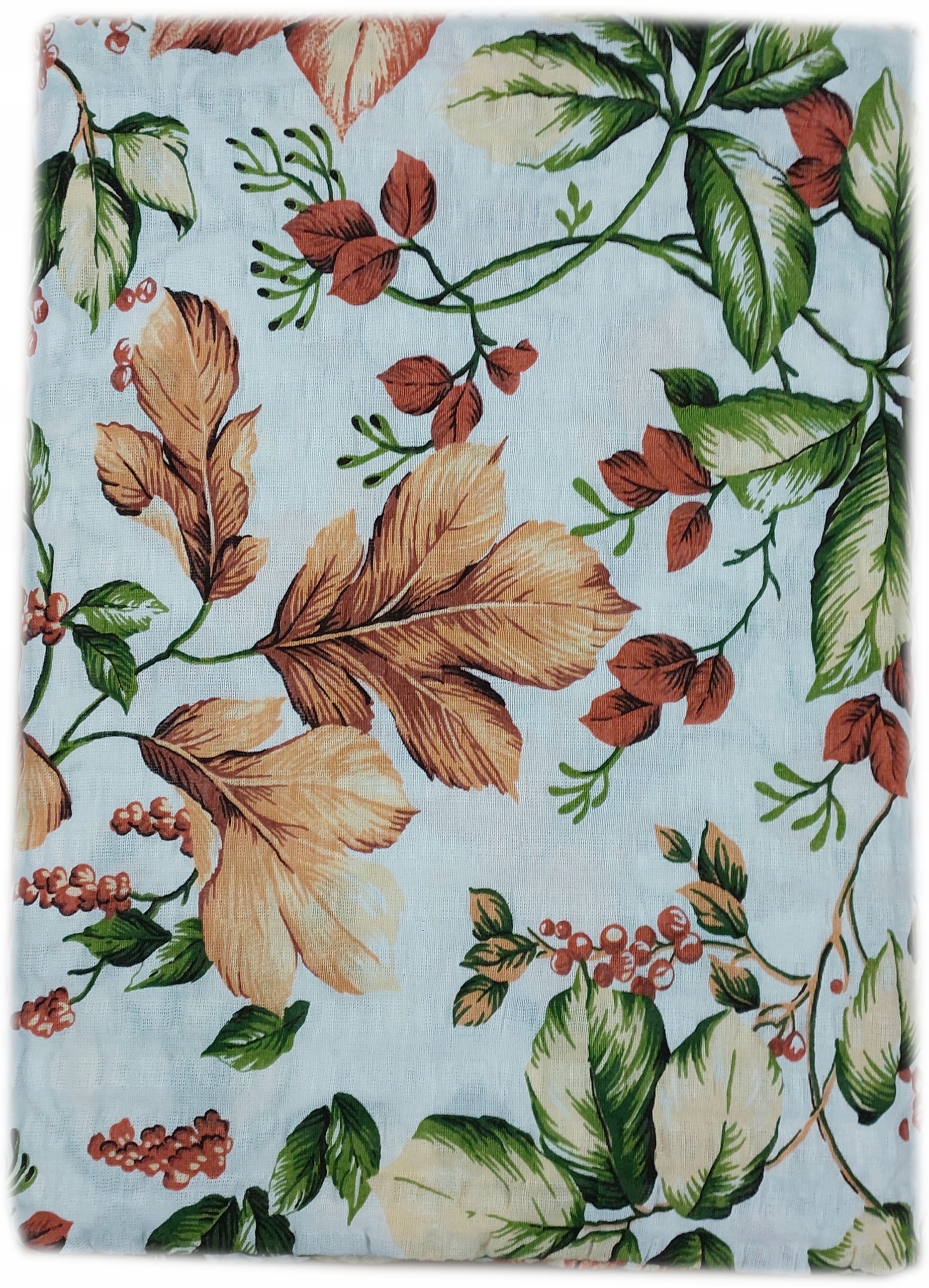 Pościel Z Kory Kora 160X200 Bielawa Bawełna 100% Biała Jesienne Liście