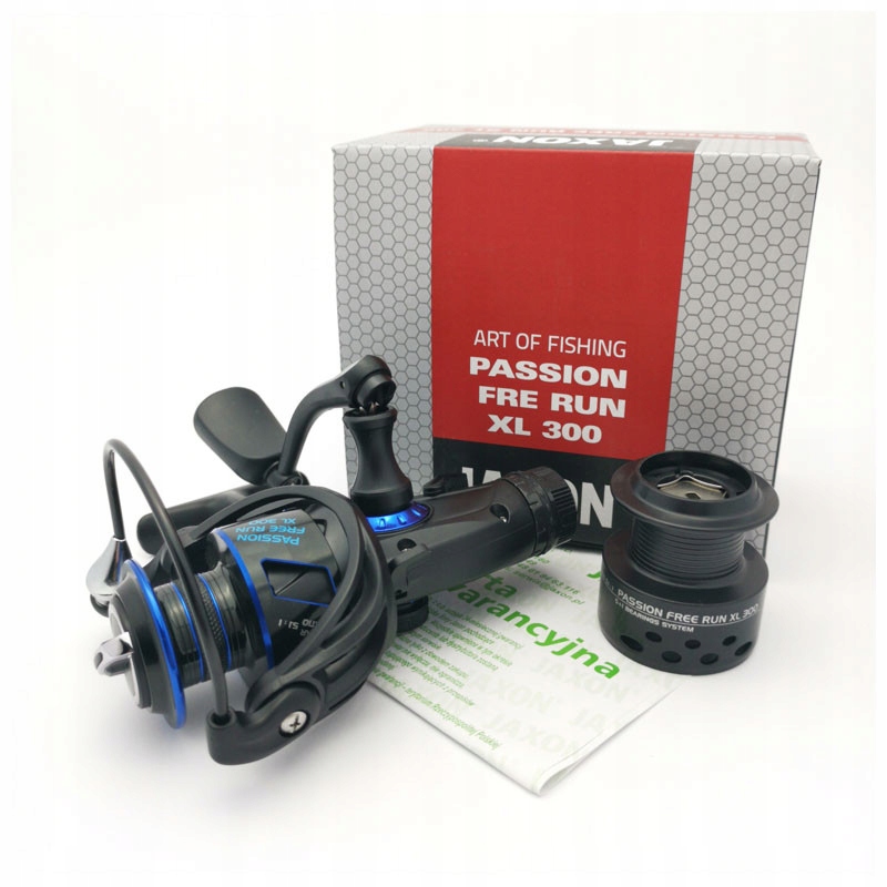 Kołowrotek Jaxon Passion FREE RUN XL 300 z WOLNYM Hamulec przedni