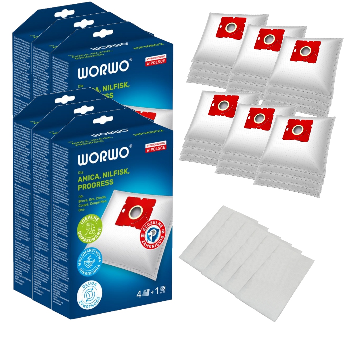 24x Worki AMICA Ora VM1032 1033 1034 1035 1036